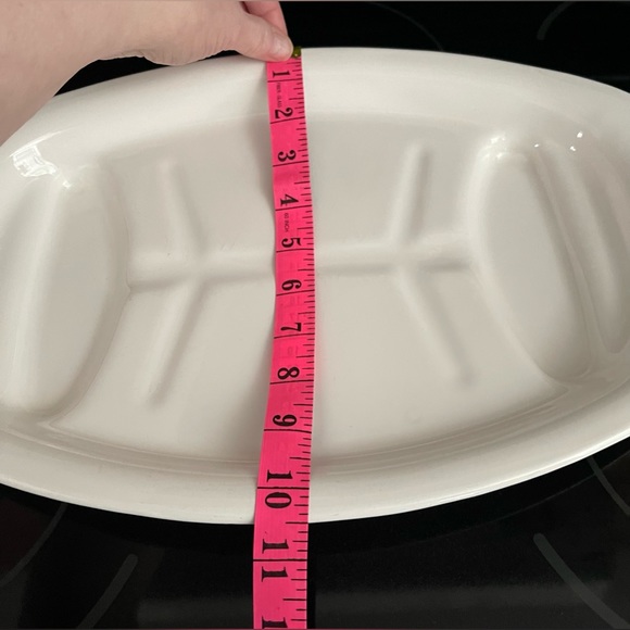 Corning Ware Blue Cornflower Meat Platter 16” - Picture 8 of 10